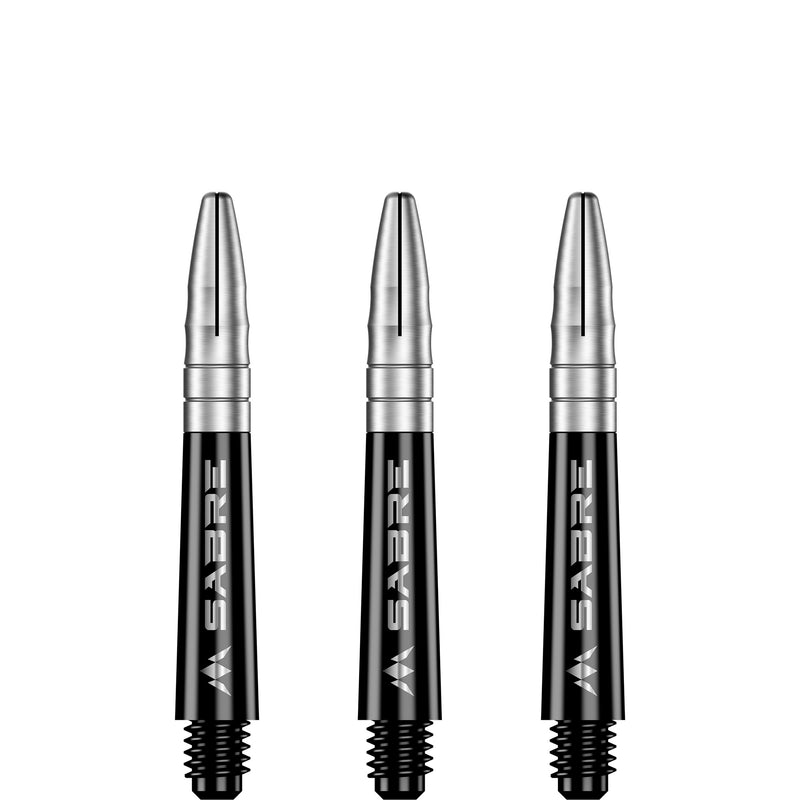 Mission Sabre Dart Stems - Black Base with Silver Top