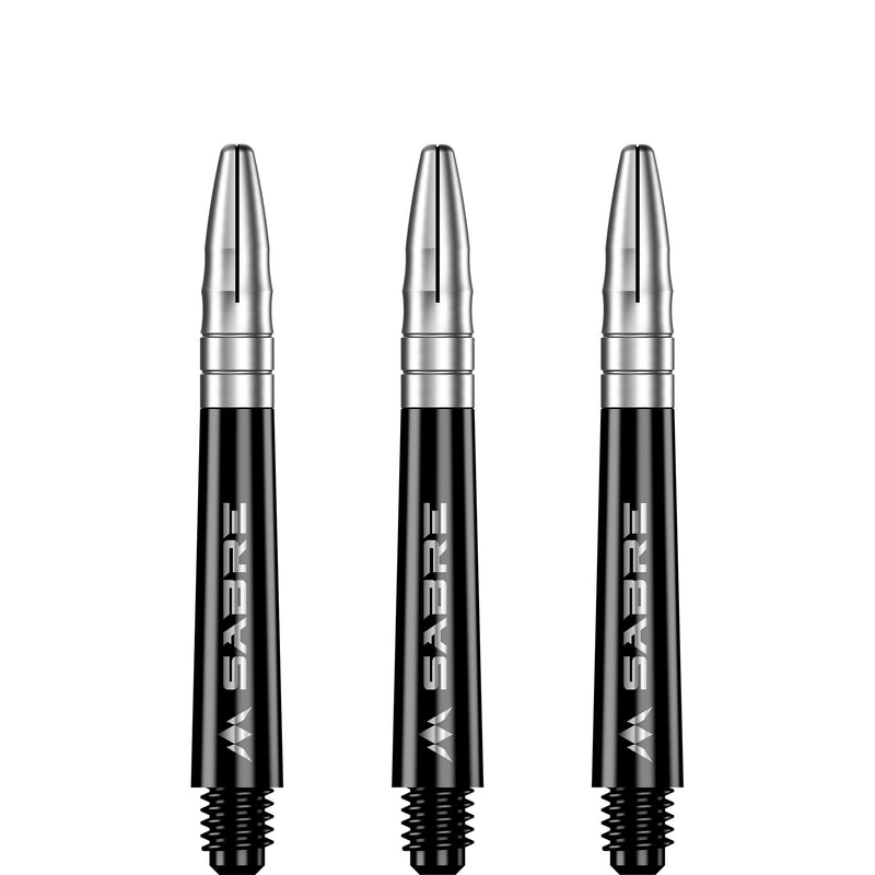 Mission Sabre Dart Stems - Black Base with Silver Top