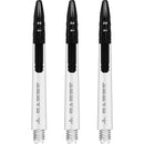 Mission Sabre Dart Stems - Clear Base with Black Top