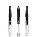 Mission Sabre Dart Stems - Clear Base with Black Top