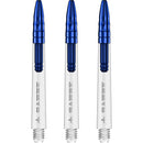Mission Sabre Dart Stems - Clear Base with Blue Top