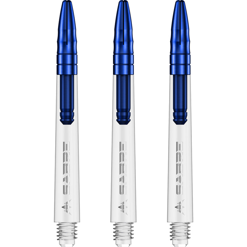 Mission Sabre Dart Stems - Clear Base with Blue Top