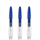 Mission Sabre Dart Stems - Clear Base with Blue Top
