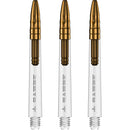 Mission Sabre Dart Stems - Clear Base with Gold Top