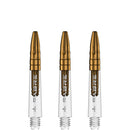 Mission Sabre Dart Stems - Clear Base with Gold Top