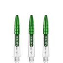 Mission Sabre Dart Stems - Clear Base with Green Top