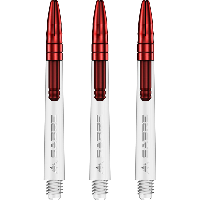 Mission Sabre Dart Stems - Clear Base with Red Top