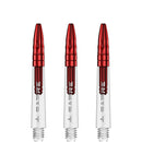 Mission Sabre Dart Stems - Clear Base with Red Top