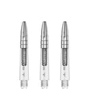 Mission Sabre Dart Stems - Clear Base with Silver Top