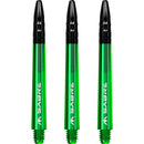 Mission Sabre Dart Stems - Green Base with Black Top