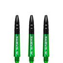 Mission Sabre Dart Stems - Green Base with Black Top