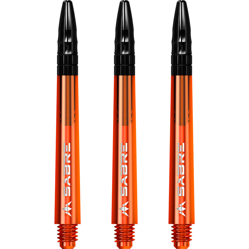 Mission Sabre Dart Stems - Orange Base with Black Top