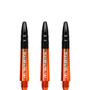 Mission Sabre Dart Stems - Orange Base with Black Top