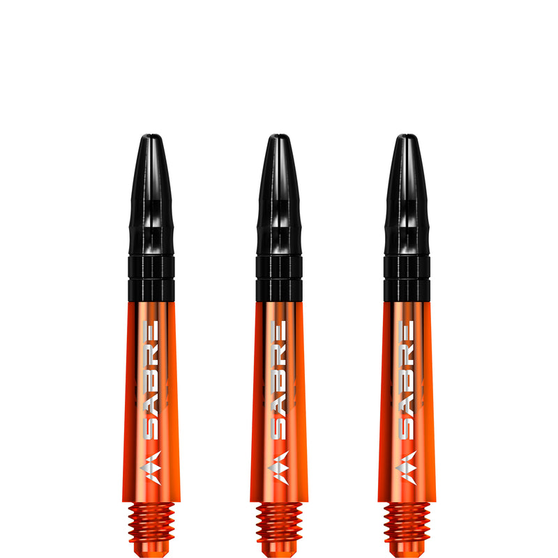 Mission Sabre Dart Stems - Orange Base with Black Top