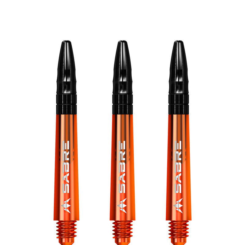Mission Sabre Dart Stems - Orange Base with Black Top