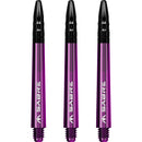 Mission Sabre Dart Stems - Purple Base with Black Top