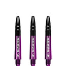 Mission Sabre Dart Stems - Purple Base with Black Top