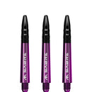 Mission Sabre Dart Stems - Purple Base with Black Top