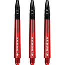 Mission Sabre Dart Stems - Red Base with Black Top