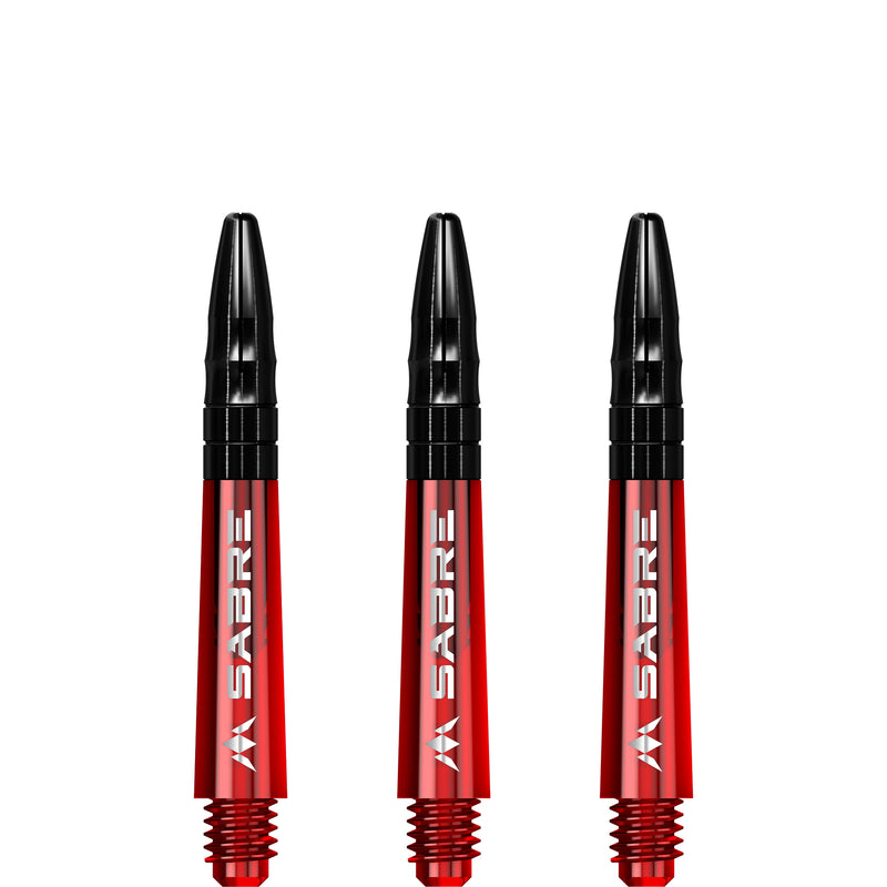 Mission Sabre Dart Stems - Red Base with Black Top