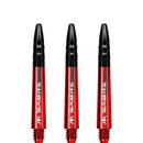 Mission Sabre Dart Stems - Red Base with Black Top
