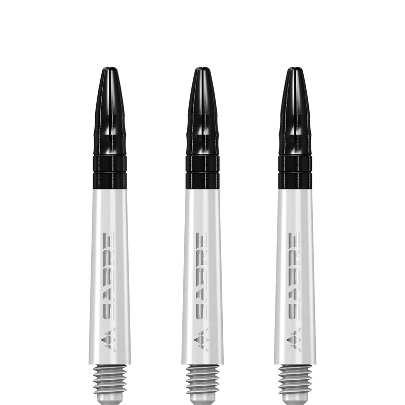 Mission Sabre Dart Stems - White Base with Black Top