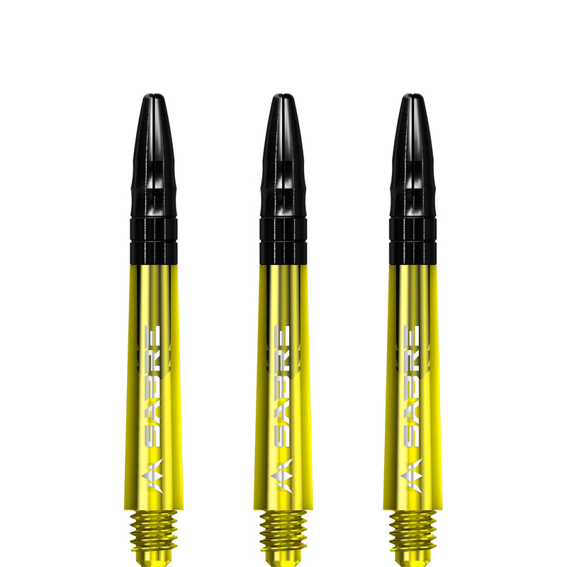 Mission Sabre Dart Stems - Yellow Base with Black Top