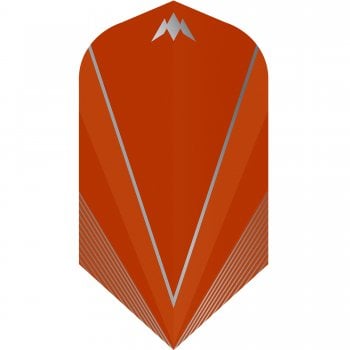 Mission Shades 100 Micron Slim Dart Flights Orange