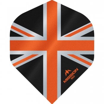 Mission Alliance 100 Micron Standard Dart Flights Orange