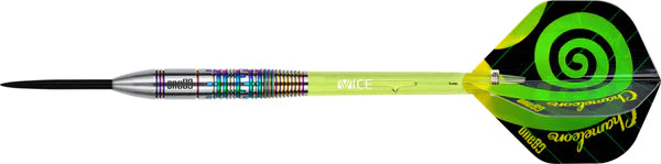 One80 Chameleon Darts - Steel Tip Tungsten Darts - Peridot - 22 Gram