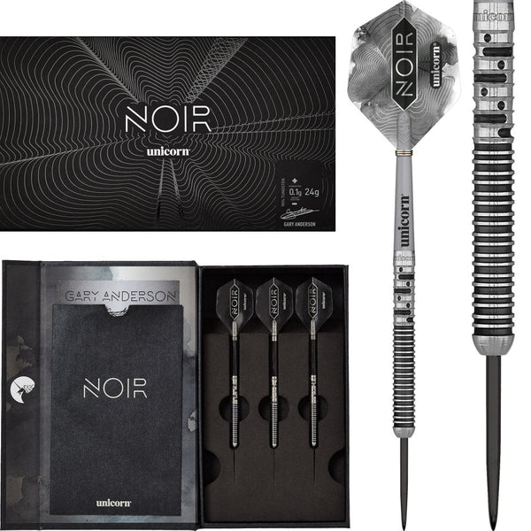 Gary Anderson Noir Phase 5 Deluxe Tungsten Darts 22 Gram