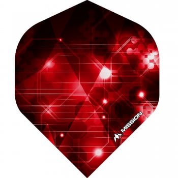 Mission Astral 100 Micron Standard Dart Flights Red