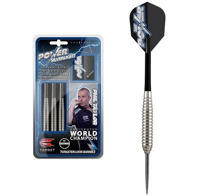 Target Phil Taylor Silverlight Brass Darts Set 24 Gram