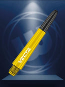 Winmau Vecta Polycarbonate & Alloy Dart Stems - Yellow with Black Top