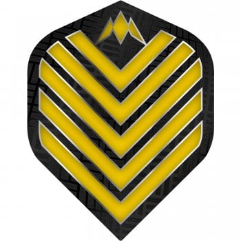 Mission Admiral 100 Micron Standard Dart Flights Yellow