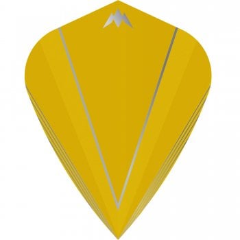 Mission Shades 100 Micron Kite Dart Flights Yellow